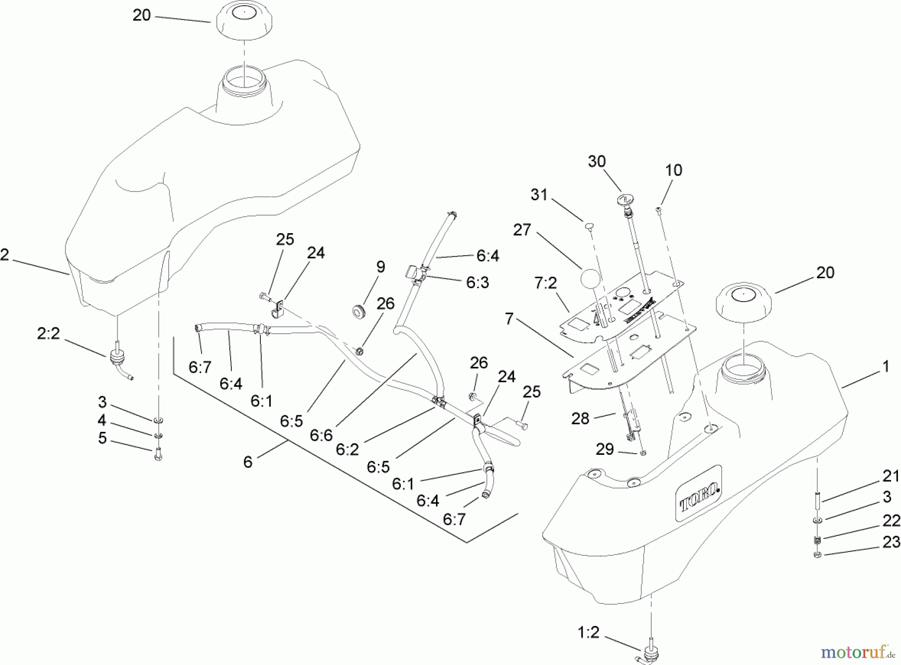  Zerto-Turn Mäher 74416 (Z453) - Toro Z Master Mower, 52