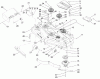 Zerto-Turn Mäher 74416 (Z453) - Toro Z Master Mower, 52" TURBO FORCE Side Discharge Deck (SN: 270000001 - 270002000) (2007) Spareparts DECK ASSEMBLY