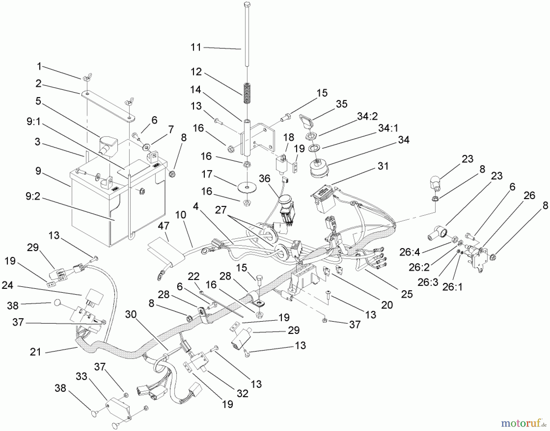  Zerto-Turn Mäher 74416 (Z453) - Toro Z Master Mower, 52