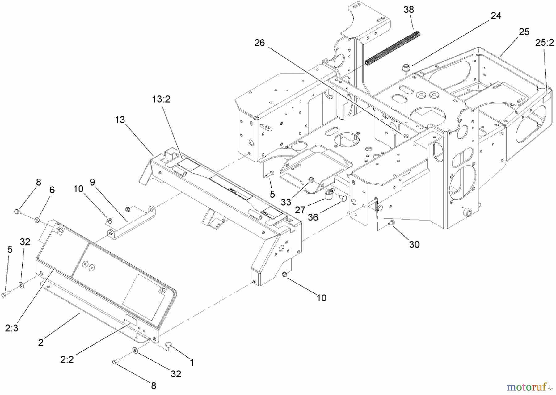  Zerto-Turn Mäher 74416 (Z453) - Toro Z Master Mower, 52