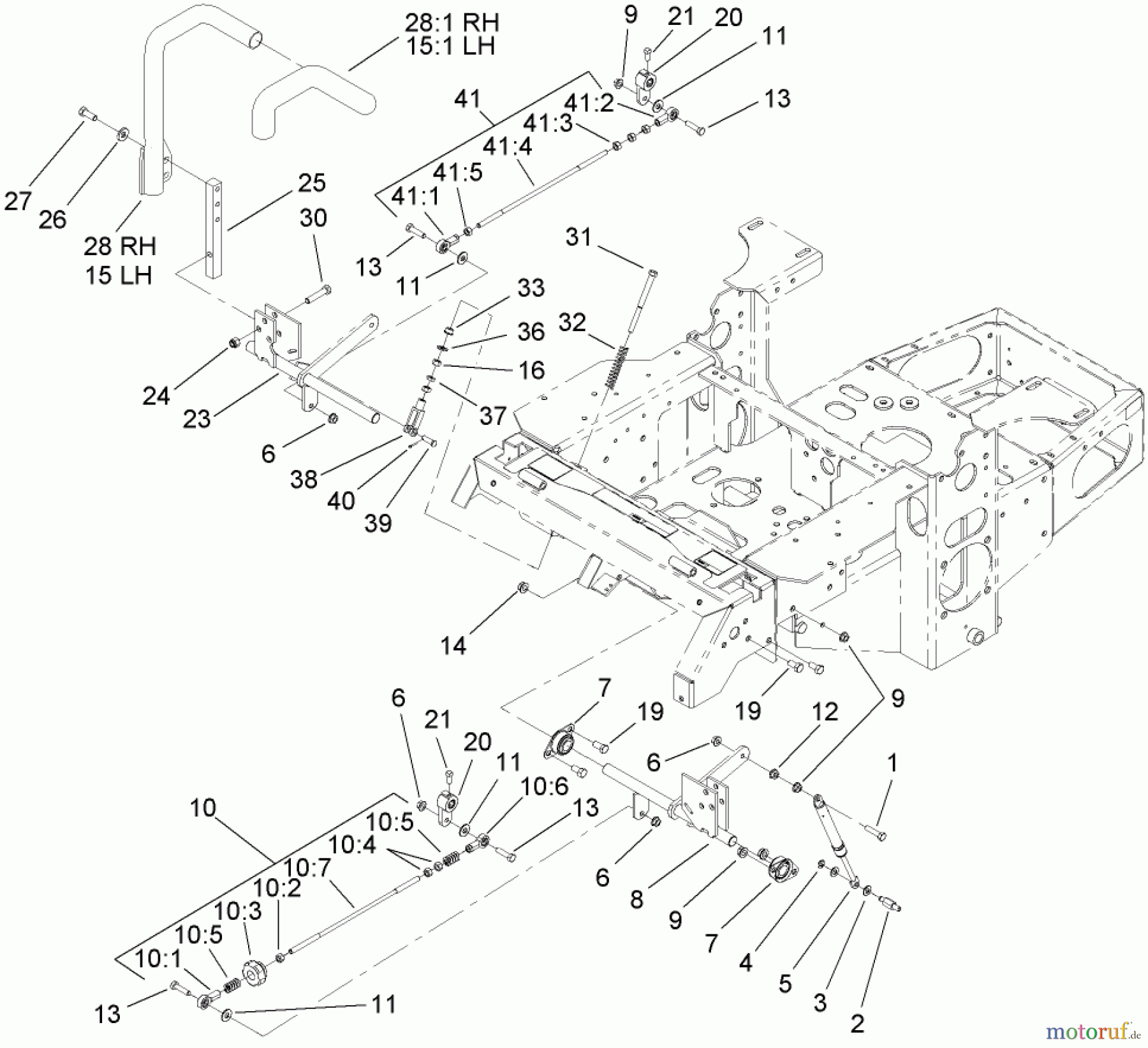  Zerto-Turn Mäher 74416 (Z453) - Toro Z Master Mower, 52