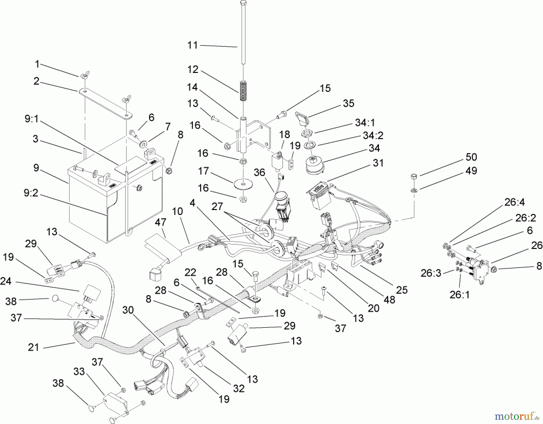  Zerto-Turn Mäher 74416CP (Z450) - Toro Z Master Mower, 52