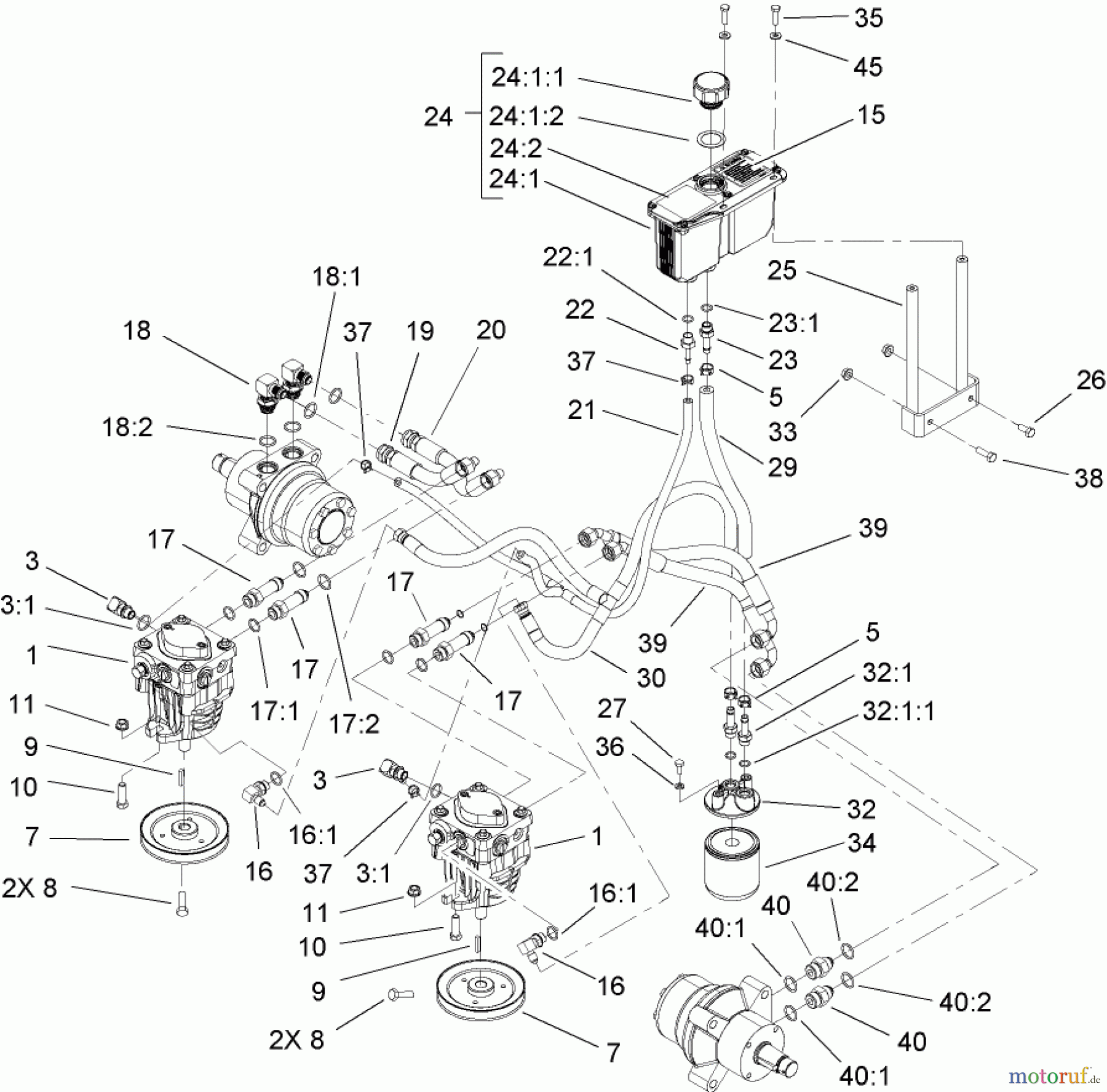  Zerto-Turn Mäher 74416CP (Z450) - Toro Z Master Mower, 52