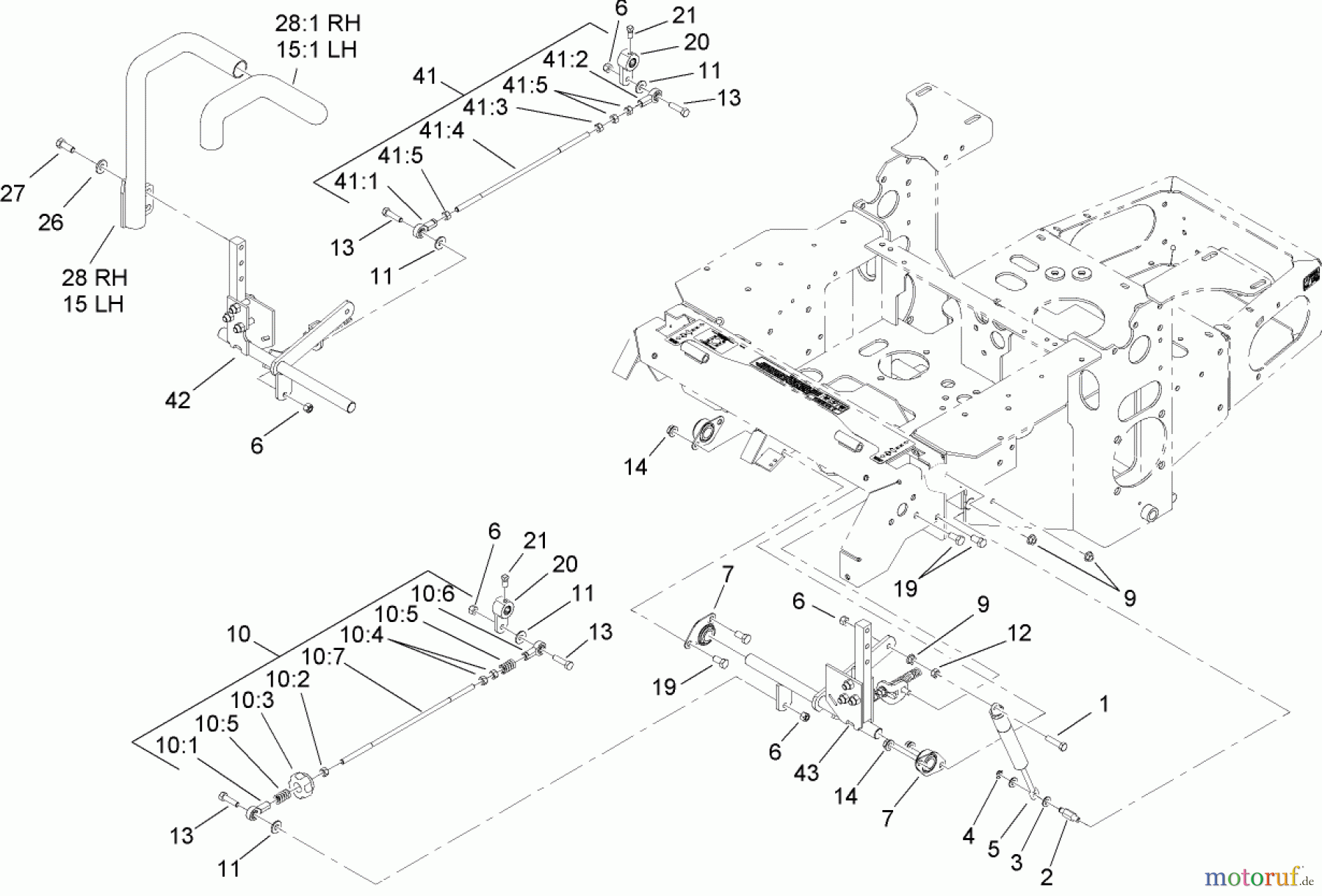  Zerto-Turn Mäher 74416CP (Z453) - Toro Z Master Mower, 52