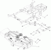 Zerto-Turn Mäher 74416TE (Z453) - Toro Z Master Mower, 132cm TURBO FORCE Side Discharge Deck (SN: 270002001 - 270999999) (2007) Spareparts DECK CONNECTION ASSEMBLY