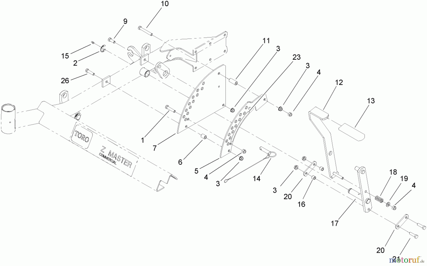  Zerto-Turn Mäher 74418 (Z400) - Toro Z Master Mower, 48