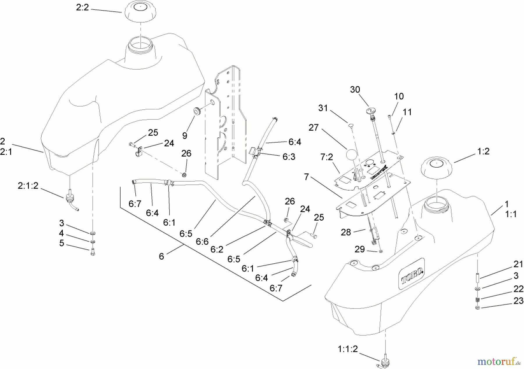  Zerto-Turn Mäher 74418 (Z400) - Toro Z Master Mower, 48