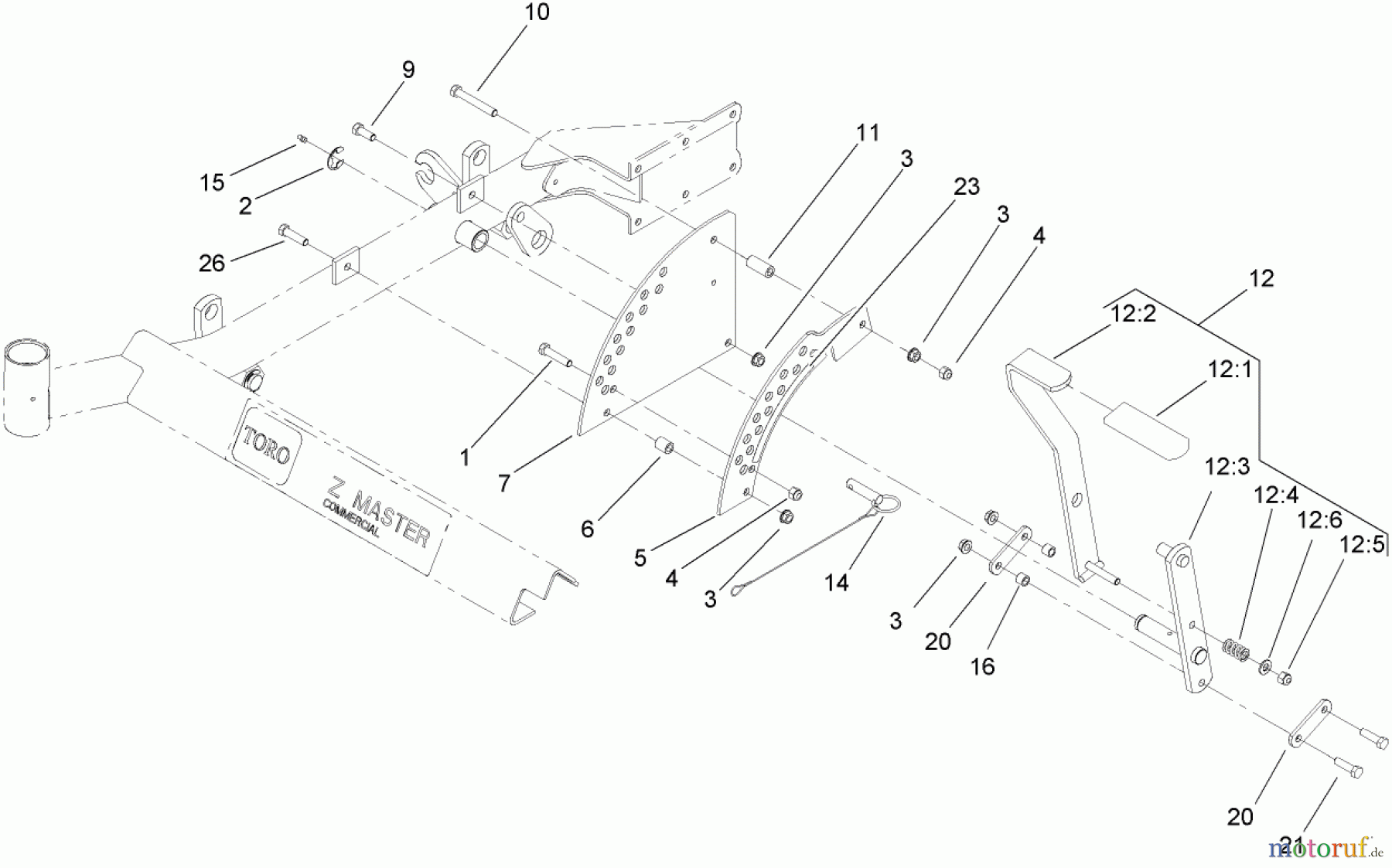  Zerto-Turn Mäher 74418 (Z400) - Toro Z Master Mower, 48