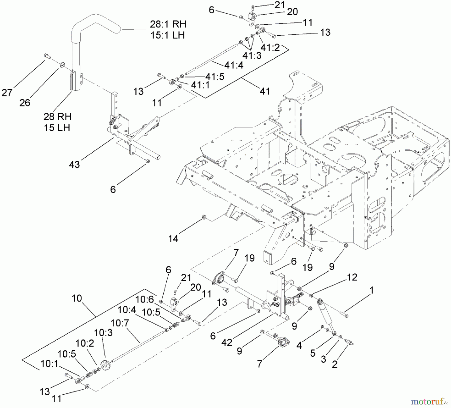  Zerto-Turn Mäher 74418 (Z400) - Toro Z Master Mower, 48