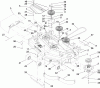 Zerto-Turn Mäher 74421TE (Z450) - Toro Z Master Mower, 122cm TURBO FORCE Side Discharge Deck (SN: 280000001 - 280999999) (2008) Spareparts DECK ASSEMBLY