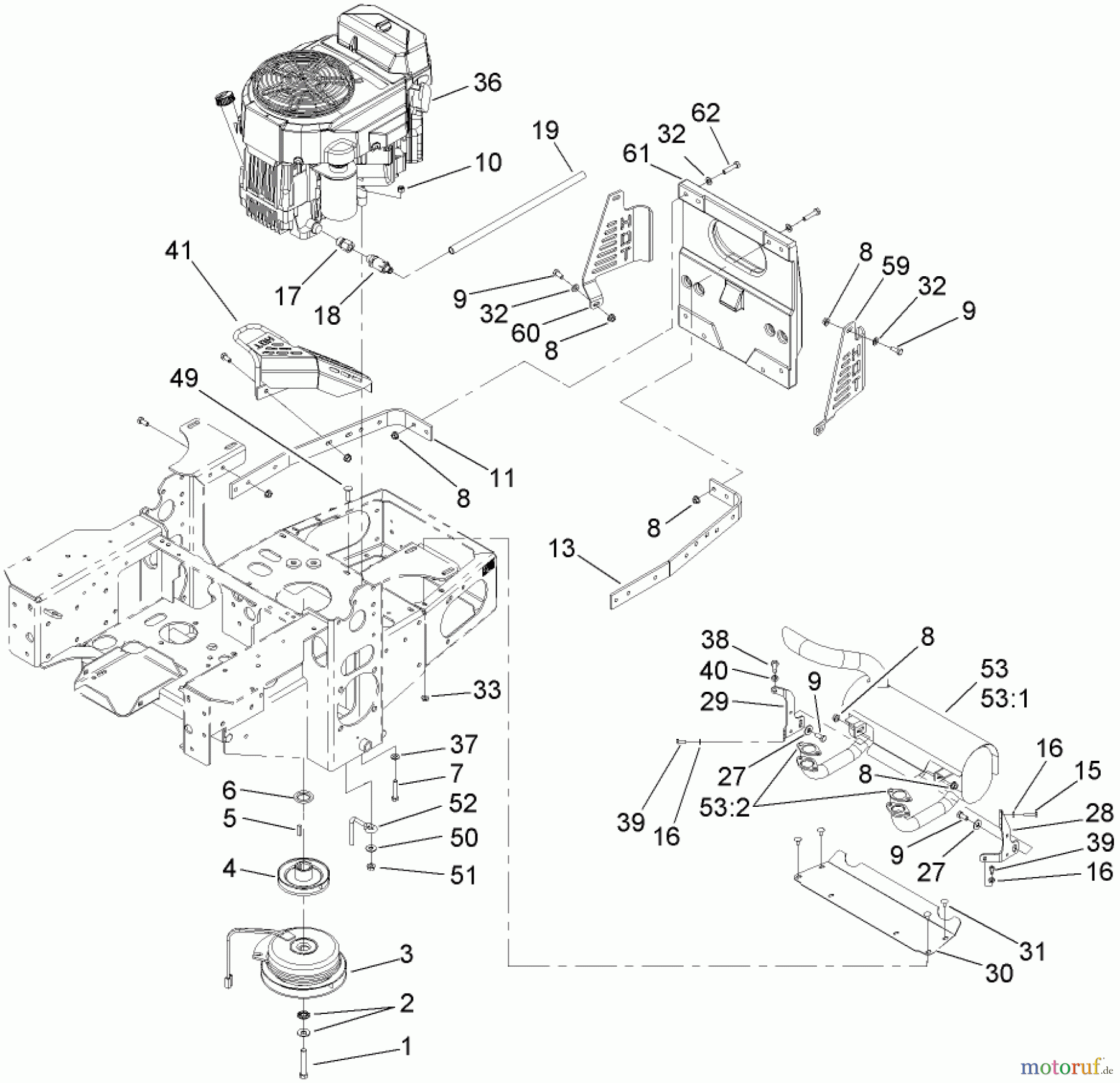  Zerto-Turn Mäher 74441 (Z441) - Toro Z Master Mower, 48