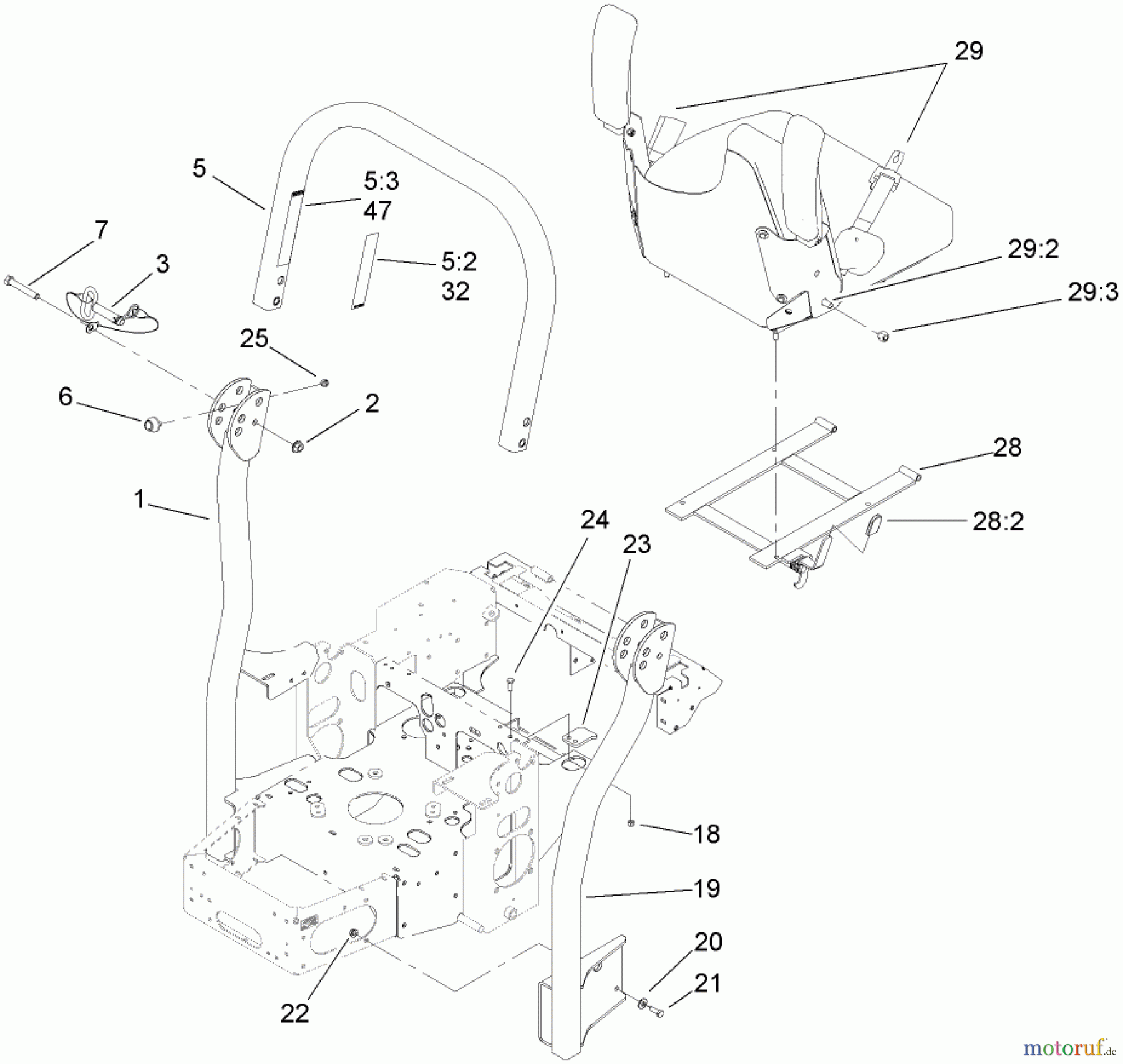  Zerto-Turn Mäher 74441 (Z441) - Toro Z Master Mower, 48