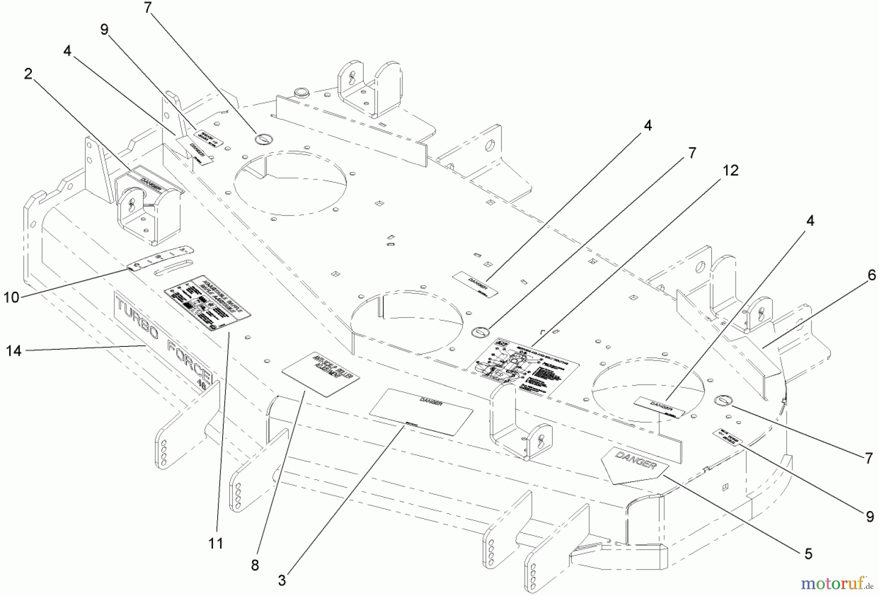  Zerto-Turn Mäher 74441 (Z450) - Toro Z Master Mower, 48