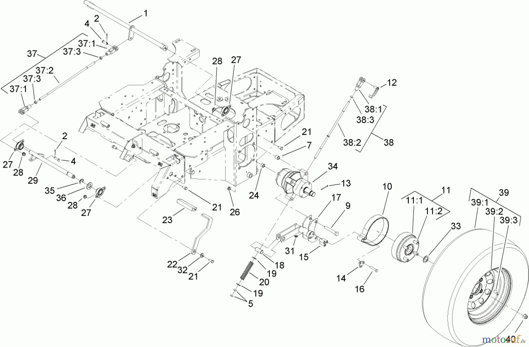  Zerto-Turn Mäher 74441 (Z450) - Toro Z Master Mower, 48