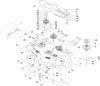 Zerto-Turn Mäher 74444 (Z400) - Toro Z Master Mower, 48" TURBO FORCE Side Discharge Deck (SN: 310000001 - 310999999) (2010) Spareparts DECK ASSEMBLY