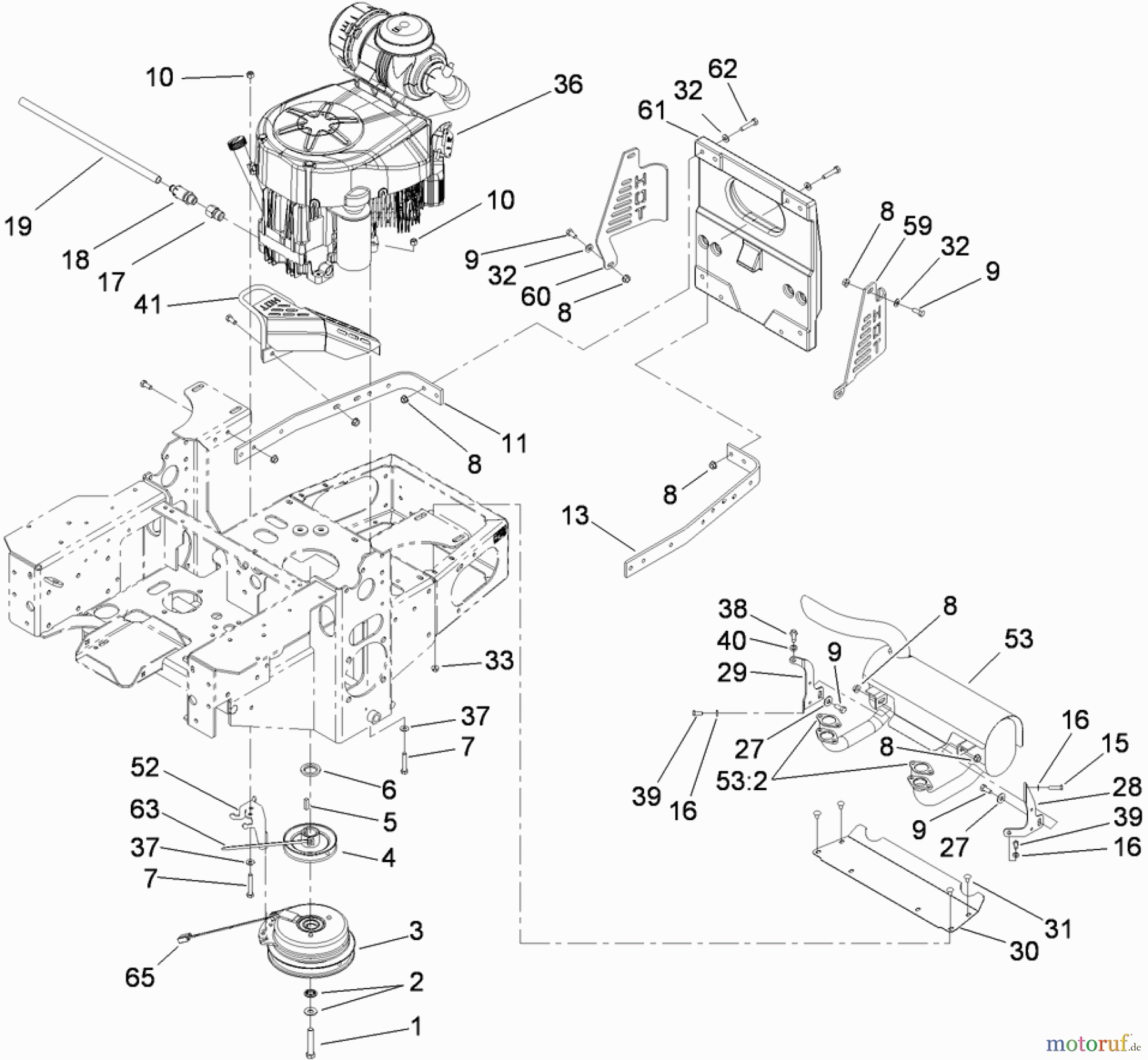  Zerto-Turn Mäher 74444 (Z400) - Toro Z Master Mower, 48