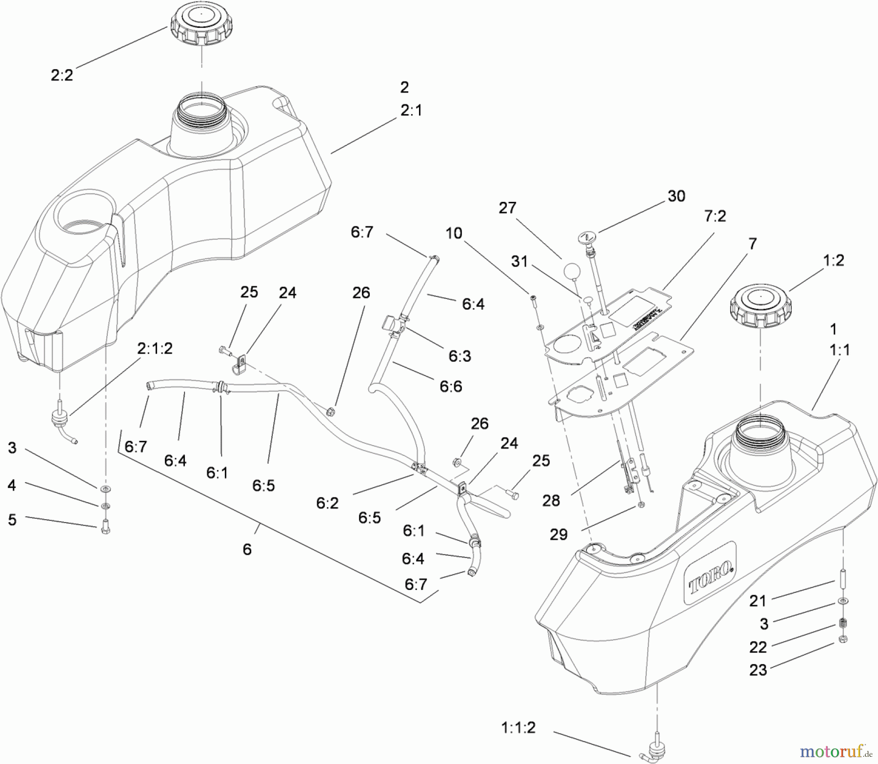  Zerto-Turn Mäher 74444 (Z400) - Toro Z Master Mower, 48