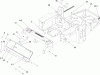 Zerto-Turn Mäher 74444 (Z400) - Toro Z Master Mower, 48" TURBO FORCE Side Discharge Deck (SN: 310000001 - 310999999) (2010) Spareparts MAIN FRAME ASSEMBLY