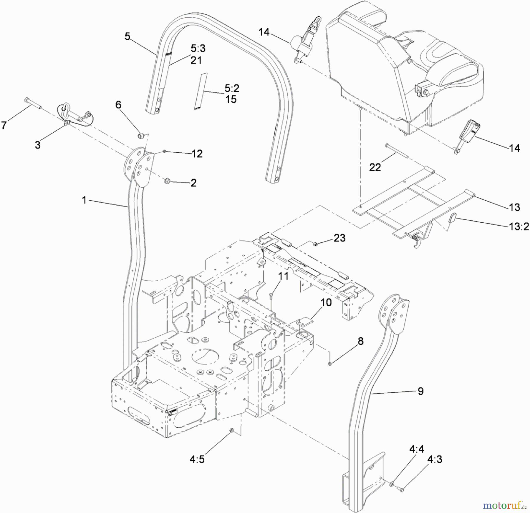  Zerto-Turn Mäher 74444 (Z400) - Toro Z Master Mower, 48