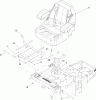 Zerto-Turn Mäher 74444 (Z400) - Toro Z Master Mower, 48" TURBO FORCE Side Discharge Deck (SN: 310000001 - 310999999) (2010) Spareparts SEAT MOUNTING ASSEMBLY