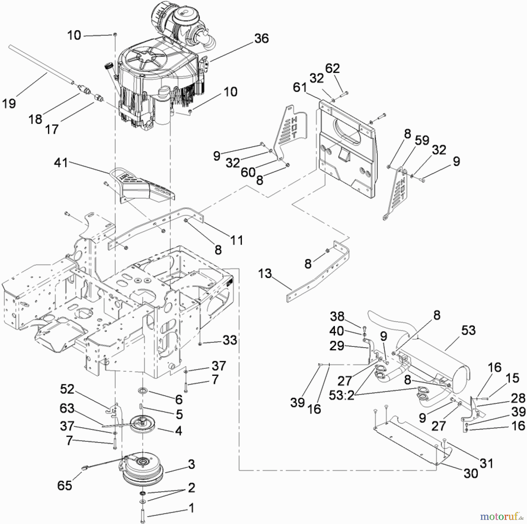  Zerto-Turn Mäher 74445 (Z400) - Toro Z Master Mower, 52