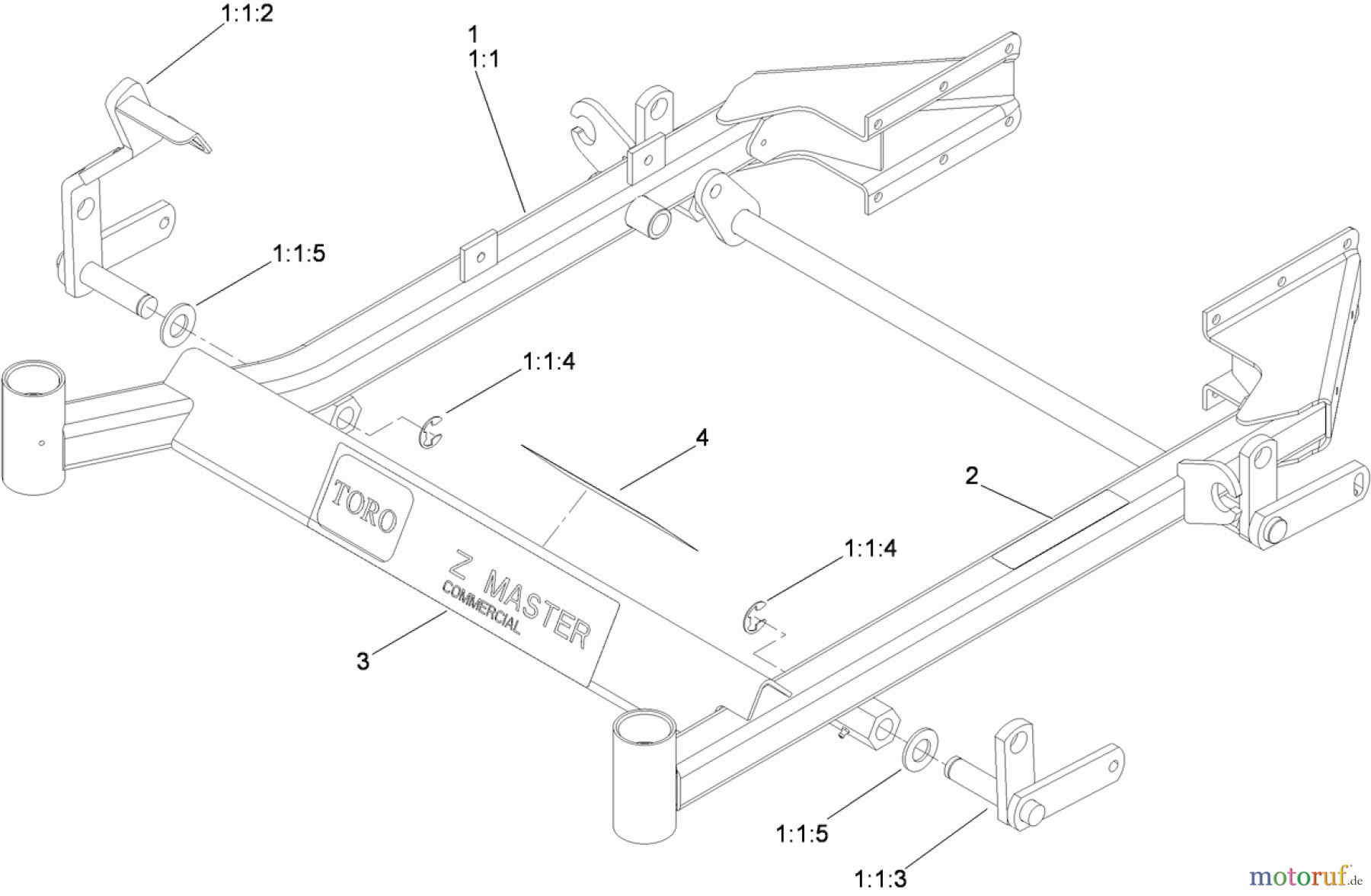  Zerto-Turn Mäher 74445 (Z400) - Toro Z Master Mower, 52