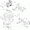 Zerto-Turn Mäher 74448 (Z400) - Toro Z Master Mower, 48" 7-Gauge Side Discharge Deck (SN: 290000001 - 290999999) (2009) Spareparts ENGINE, CLUTCH AND MUFFLER ASSEMBLY