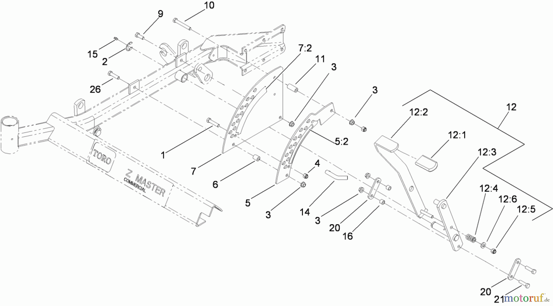  Zerto-Turn Mäher 74448 (Z400) - Toro Z Master Mower, 48