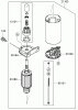Zerto-Turn Mäher 74449 (Z400) - Toro Z Master Mower, 52" 7-Gauge Side Discharge Deck (SN: 280000001 - 280999999) (2008) Spareparts STARTER ASSEMBLY KAWASAKI FH641V-DS19-R