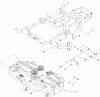 Zerto-Turn Mäher 74450TE (Z400) - Toro Z Master Mower, 122cm TURBO FORCE Side Discharge Deck (SN: 310000001 - 310999999) (2010) Spareparts DECK CONNECTION ASSEMBLY