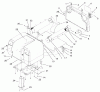 Zerto-Turn Mäher 74804TE (Z350) - Toro Z Master, 122cm Mower and Bagger (SN: 220000001 - 220999999) (2002) Spareparts BAGGER ASSEMBLY