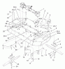 Zerto-Turn Mäher 74804TE (Z350) - Toro Z Master, 122cm Mower and Bagger (SN: 220000001 - 220999999) (2002) Spareparts DECK ASSEMBLY
