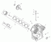 Zerto-Turn Mäher 74804TE (Z350) - Toro Z Master, 122cm Mower and Bagger (SN: 220000001 - 220999999) (2002) Spareparts GROUP 2-CRANKCASE ASSEMBLY KOHLER CH20S PS-64675