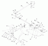 Zerto-Turn Mäher 74804TE (Z350) - Toro Z Master, 122cm Mower and Bagger (SN: 220000001 - 220999999) (2002) Spareparts STEERING CONTROL ASSEMBLY