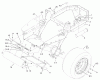 Zerto-Turn Mäher 74804TE (Z350) - Toro Z Master, 122cm Mower and Bagger (SN: 220000001 - 220999999) (2002) Spareparts TRACTION FRAME ASSEMBLY