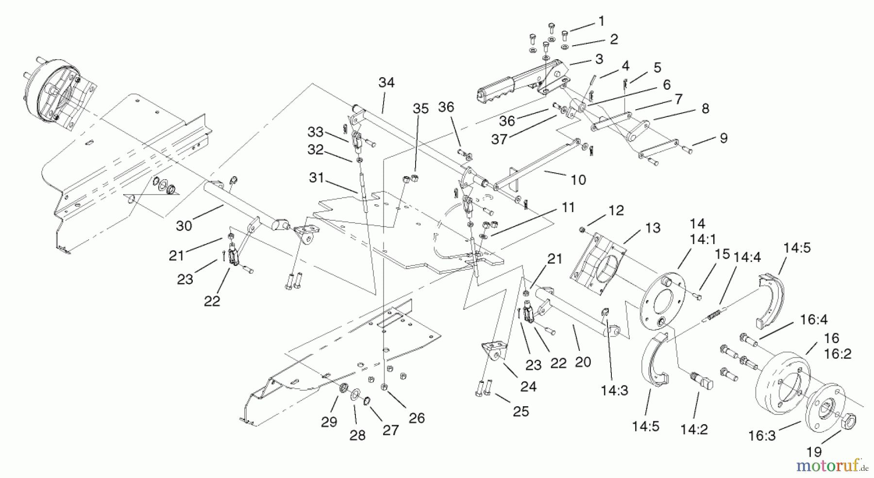  Zerto-Turn Mäher 74805 (Z355) - Toro Z Master 48