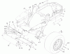 Zerto-Turn Mäher 74805 (Z355) - Toro Z Master 48" Mower and Bag (SN: 220000001 - 220999999) (2002) Spareparts TRACTION FRAME ASSEMBLY