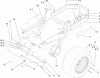 Zerto-Turn Mäher 74805 (Z355) - Toro Z Master 48" Mower and Bag (SN: 240000001 - 240999999) (2004) Spareparts TRACTION FRAME ASSEMBLY