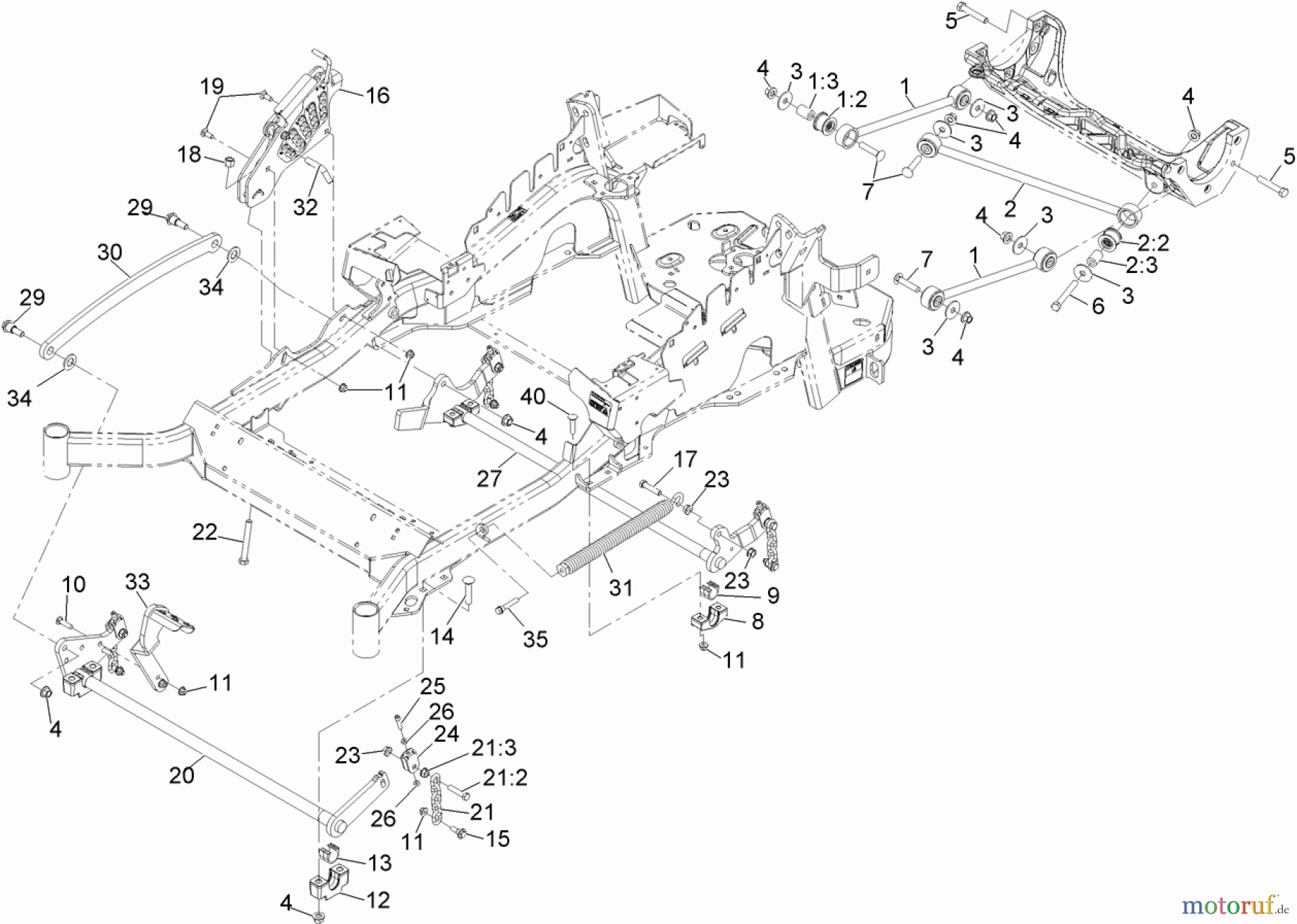  Zerto-Turn Mäher 74901 - Toro Z Master G3 Riding Mower, 48