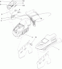 Zerto-Turn Mäher 74901 - Toro Z Master G3 Riding Mower, 48" TURBO FORCE Side Discharge Deck (SN: 311000001 - 311999999) (2011) Spareparts FENDER, CONSOLE AND CONTROL ASSEMBLY