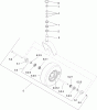 Zerto-Turn Mäher 74901CP - Toro Z Master G3 Riding Mower, 48" TURBO FORCE Side Discharge Deck (SN: 311000001 - 311999999) (2011) Spareparts CASTER WHEEL AND FORK ASSEMBLY