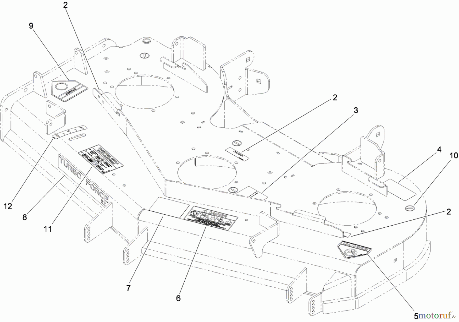  Zerto-Turn Mäher 74903 - Toro Z Master G3 Riding Mower, 52