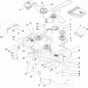 Zerto-Turn Mäher 74915 - Toro Z Master G3 Riding Mower, 60" TURBO FORCE Side Discharge Deck (SN: 310000001 - 310999999) (2010) Spareparts DECK ASSEMBLY