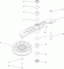 Zerto-Turn Mäher 74922 - Toro Z Master G3 Riding Mower, 48" TURBO FORCE Side Discharge (SN: 310000001 - 310999999) (2010) Spareparts PUMP ILDER ASSEMBLY NO. 116-1255