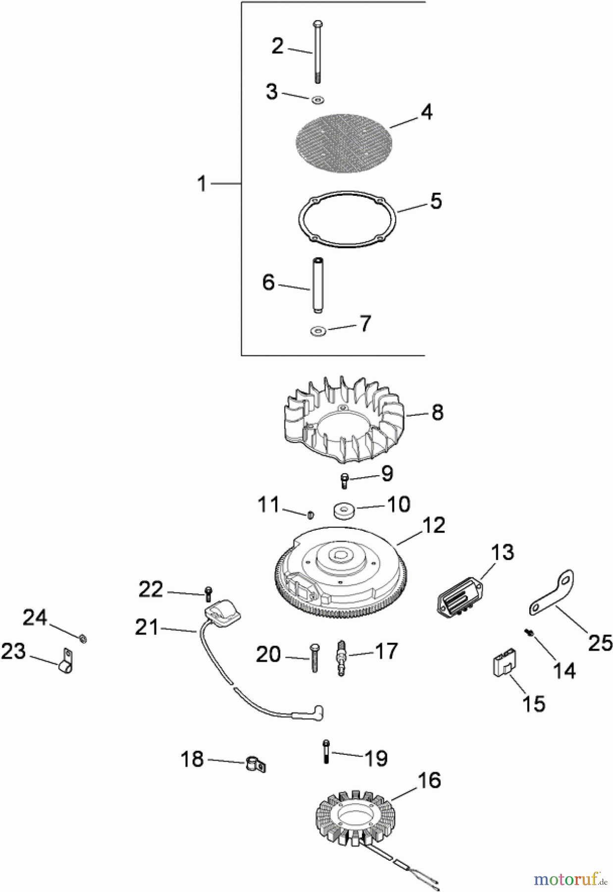  Zerto-Turn Mäher 74923TE - Toro Z Master G3 Riding Mower, 132cm TURBO FORCE Side Discharge Deck (SN: 290000001 - 290999999) (2009) IGNITION AND ELECTRICAL ASSEMBLY KOHLER CV730-3118