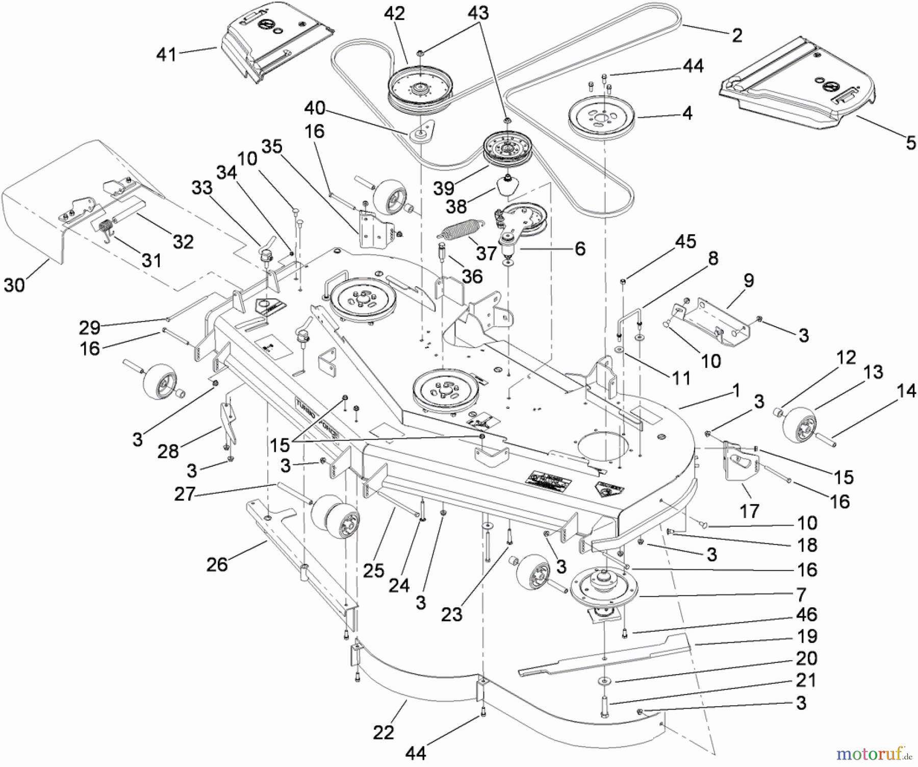  Zerto-Turn Mäher 74927 - Toro Z Master G3 Riding Mower, 72