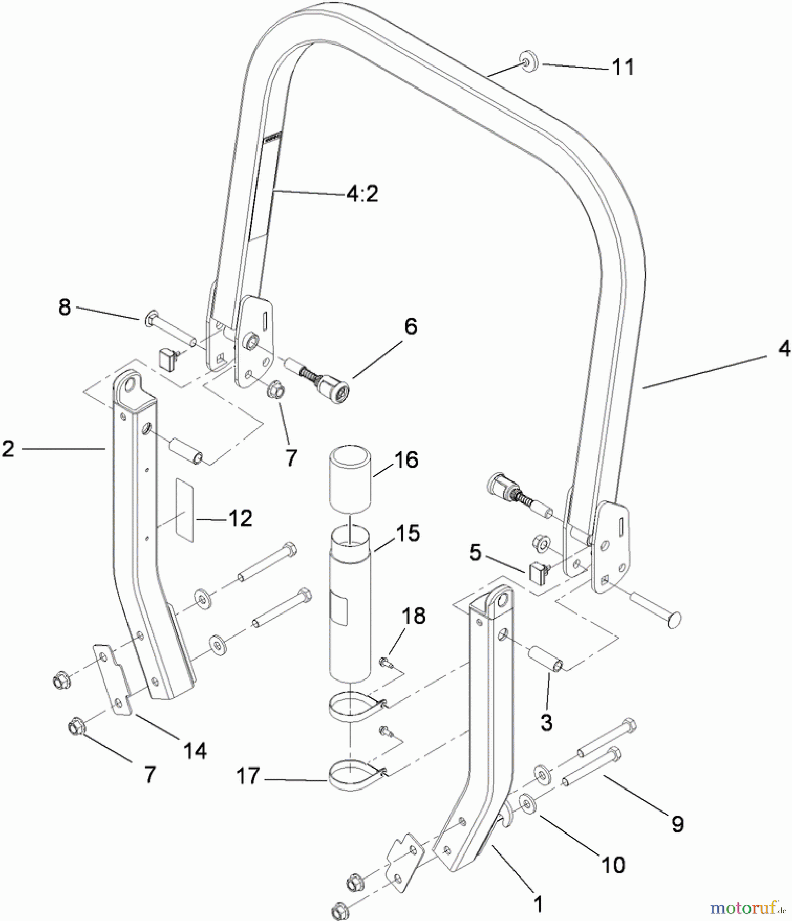  Zerto-Turn Mäher 74927 - Toro Z Master G3 Riding Mower, 72