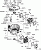 Zerto-Turn Mäher 74935 - Toro Z Master G3 Riding Mower, 60" TURBO FORCE Side Discharge Deck (SN: 290000001 - 290999999) (2009) Spareparts CYLINDER AND CRANKCASE ASSEMBLY KAWASAKI FX921V-AS04