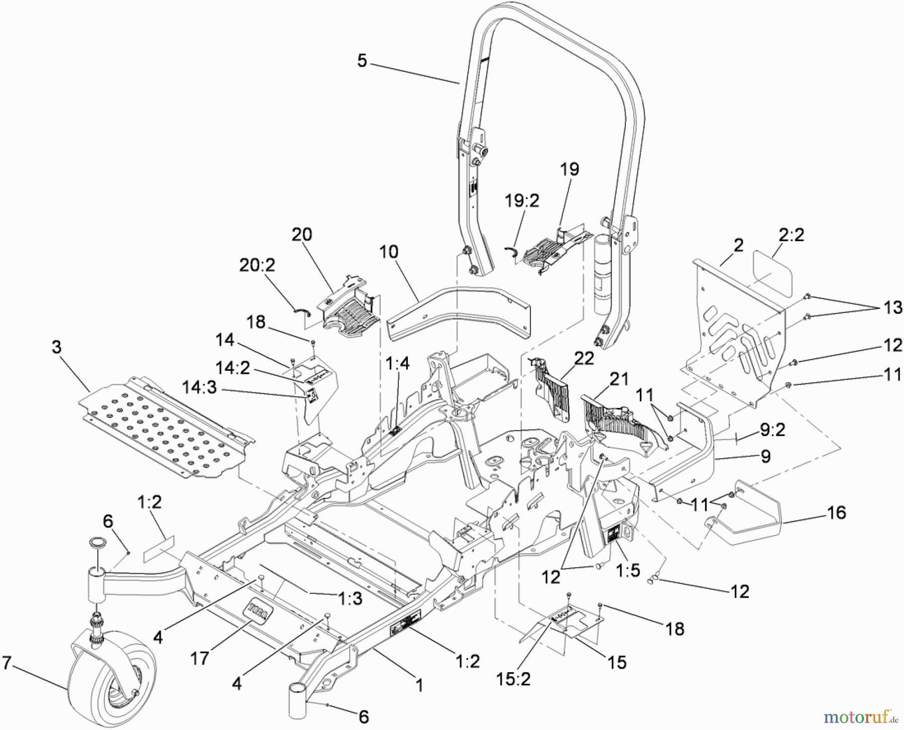  Zerto-Turn Mäher 74935 - Toro Z Master G3 Riding Mower, 60