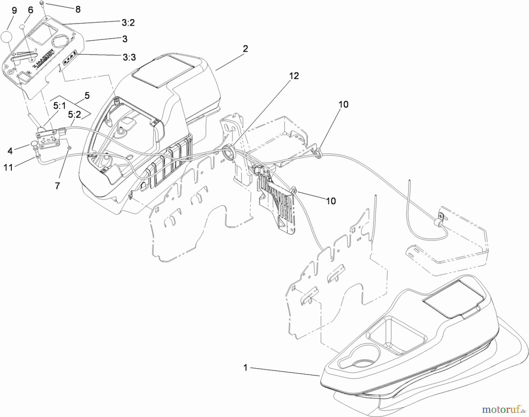  Zerto-Turn Mäher 74937 - Toro Z Master G3 Riding Mower, 72